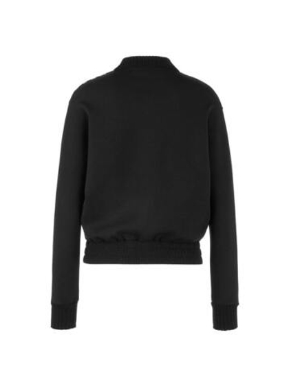 Marc Cain Свитшот  с перфорированным анималистичным принтом