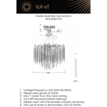 Подвесная люстра Aployt PAULINA APL.848.13.13