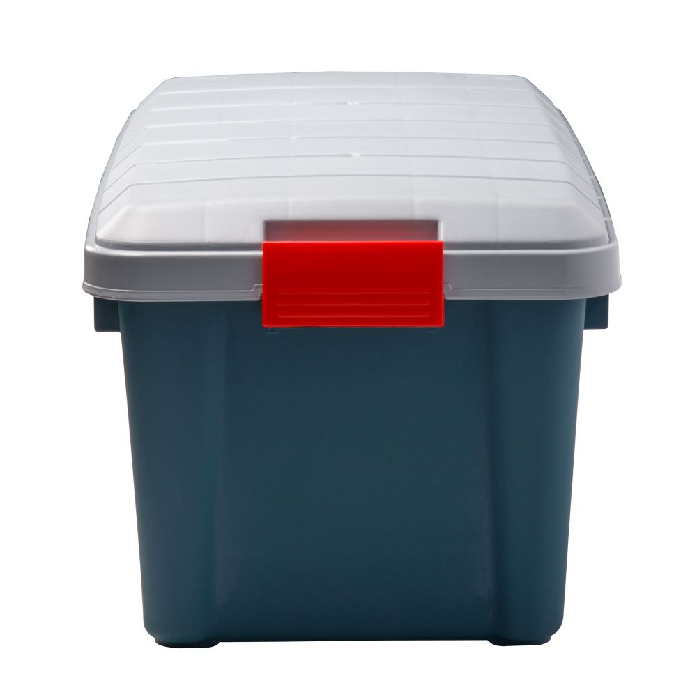 Ящик многофункц. особопрочный СЛЕДОПЫТ Expedition Box, 50 л, 700х360х320 мм, цв. зеленый/серый/3/