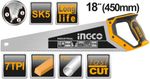 Ножовка по дереву 450 мм INGCO HHAS28450 INDUSTRIAL