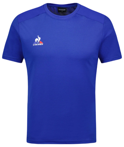 Теннисная футболка Le Coq Sportif Tennis T-Shirt Short Sleeve N°4 - Blue