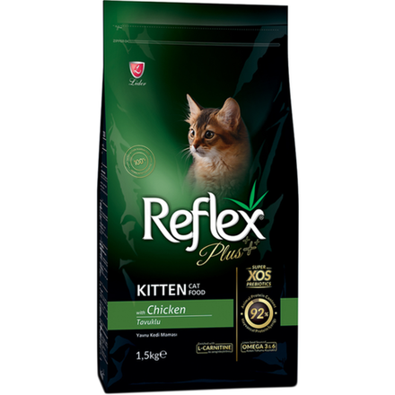 Сухой корм Reflex для котят Курица 1.5 кг