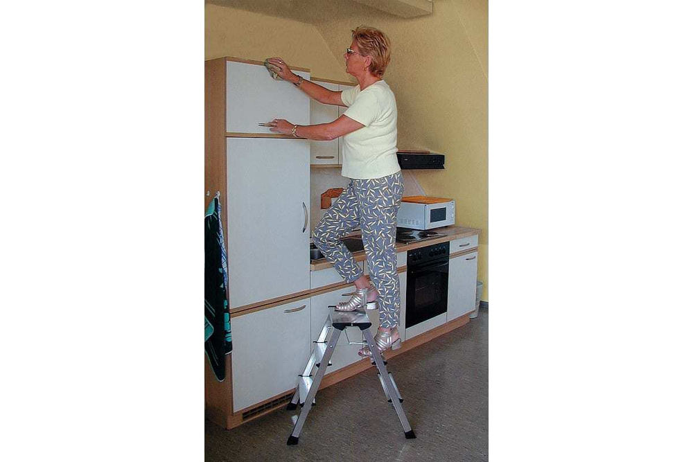 ROLLY Лестница двусторонняя складная, ступ. 2 х 3  (130068)