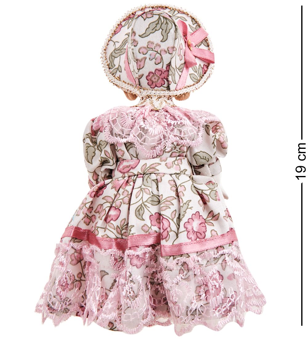RK-977 Кукла малая «Маленькая барышня в ситцевом платье»