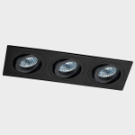 Встраиваемый светильник Italline SAG303-4 SAG303-4 black/black
