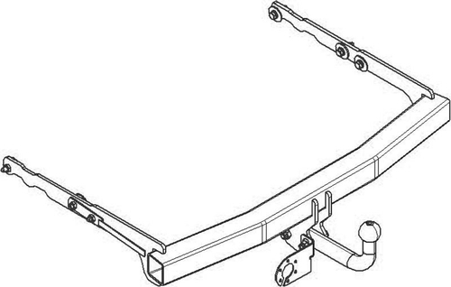 Фаркоп на FORD MONDEO (2007) (без электрики, паспорт/сертификат в комплекте) Автос.FD 23