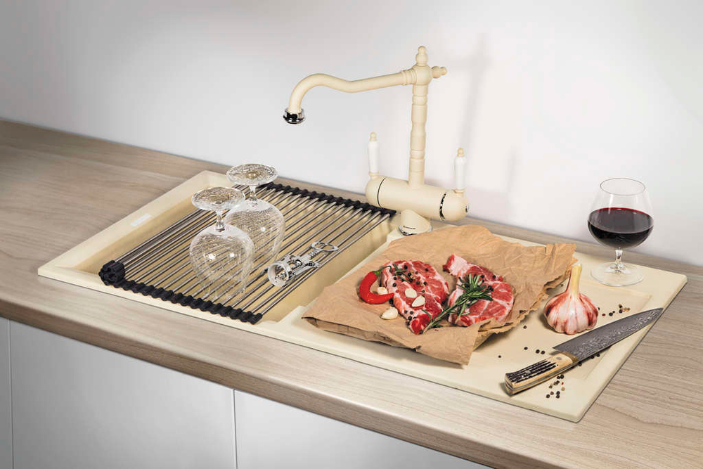 Смеситель для кухни Omoikiri Amagasaki-SI Античное серебро 4994045