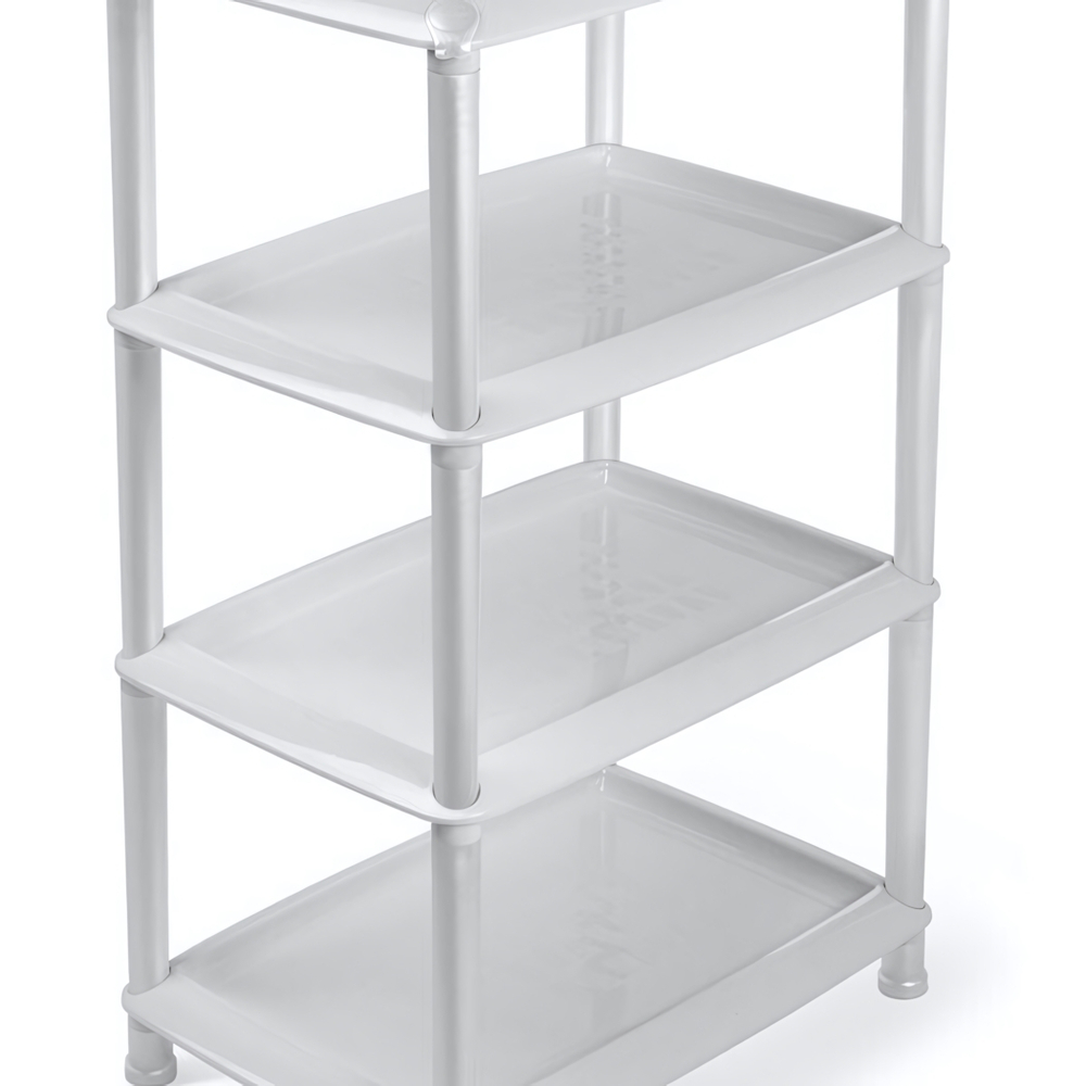 Этажерка универсальная «Джета» 4 полки светло-серая С742СЕР