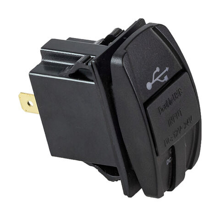 Разъем USB 5В 3.1А для установки совместно с кнопками AES11185X или AES1188X