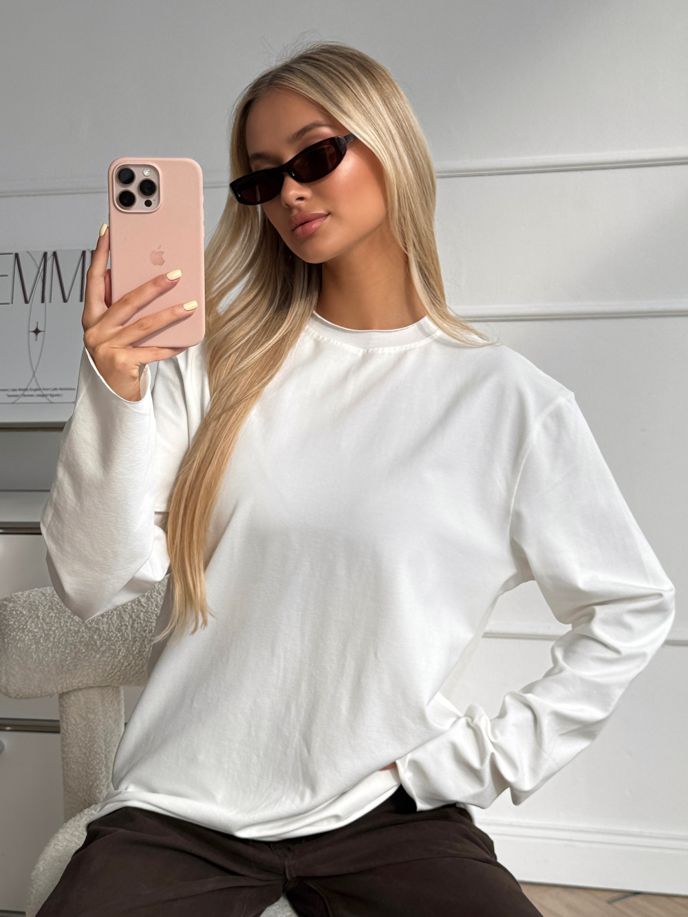 Лонгслив оверсайз