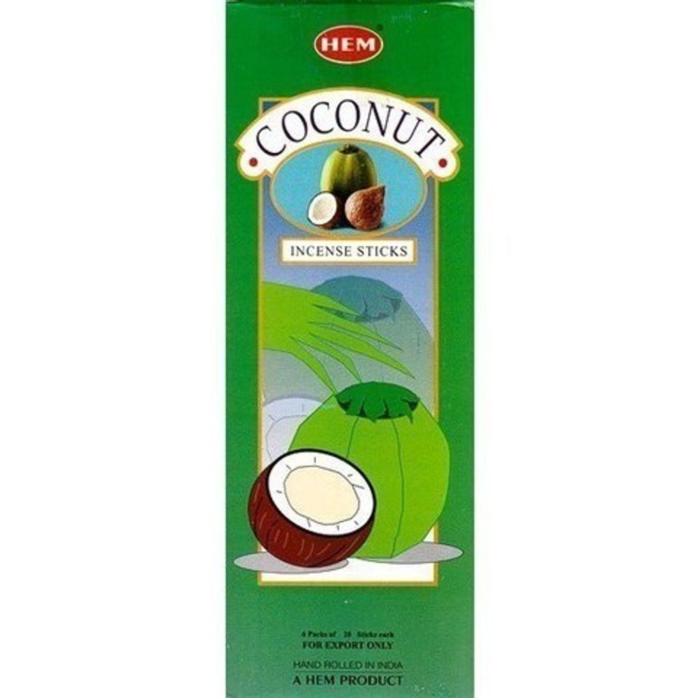 HEM Coconut шестигранник Благовоние Кокос