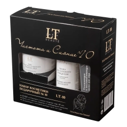 Набор косметики ''Чистота и сияние''(ПЭДЫ,пенка,маска для лица) La and Te beaute LT10