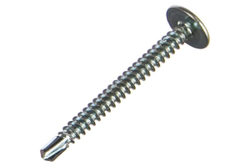 Саморезы с прессшайбой и сверлом по листовому металлу до 2 мм Зубр PH2 4,2х41 мм, 15шт 300216-42-041