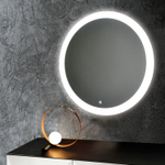 Зеркало с подсветкой Перла,65 см (сенсорный выключатель, холодный свет 6000К)