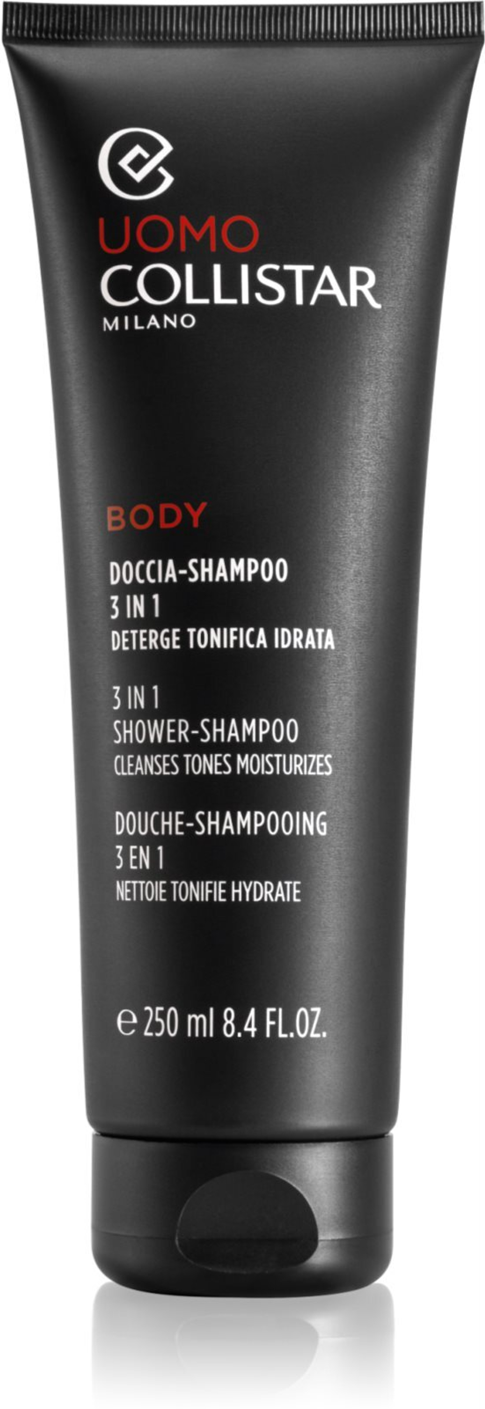 Collistar Uomo 3 in 1 Shower-Shampoo Express - гель для душа для тела и волос /   250  ml  / GTIN 8015150284295
