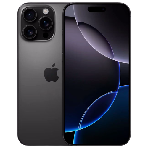 Смартфон Apple iPhone 16 Pro 512GB Dual: только еSIM, черный USA