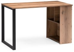 Письменный стол Битти Лофт 116х60х75 дуб делано темный / черный матовый