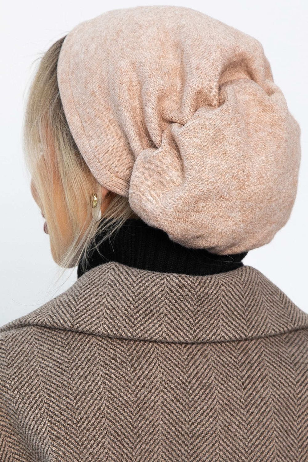 Чалма с резинкой (бежевая) ЧР6-23М LT Collection