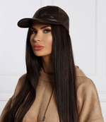 кожаная кепка Peserico - коричневый(S36124C0R 09654)