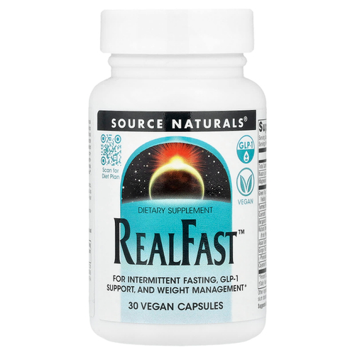 Source Naturals, RealFast™, 30 веганских капсул