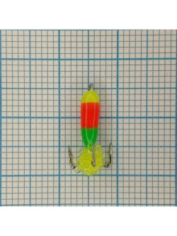 Мормышка вольфрамовая "ЯМАН" Черт с петлей (длинный)