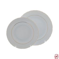 Столовый набор Repas Rococo с золот.полос.(25 предметов на 6 персон)