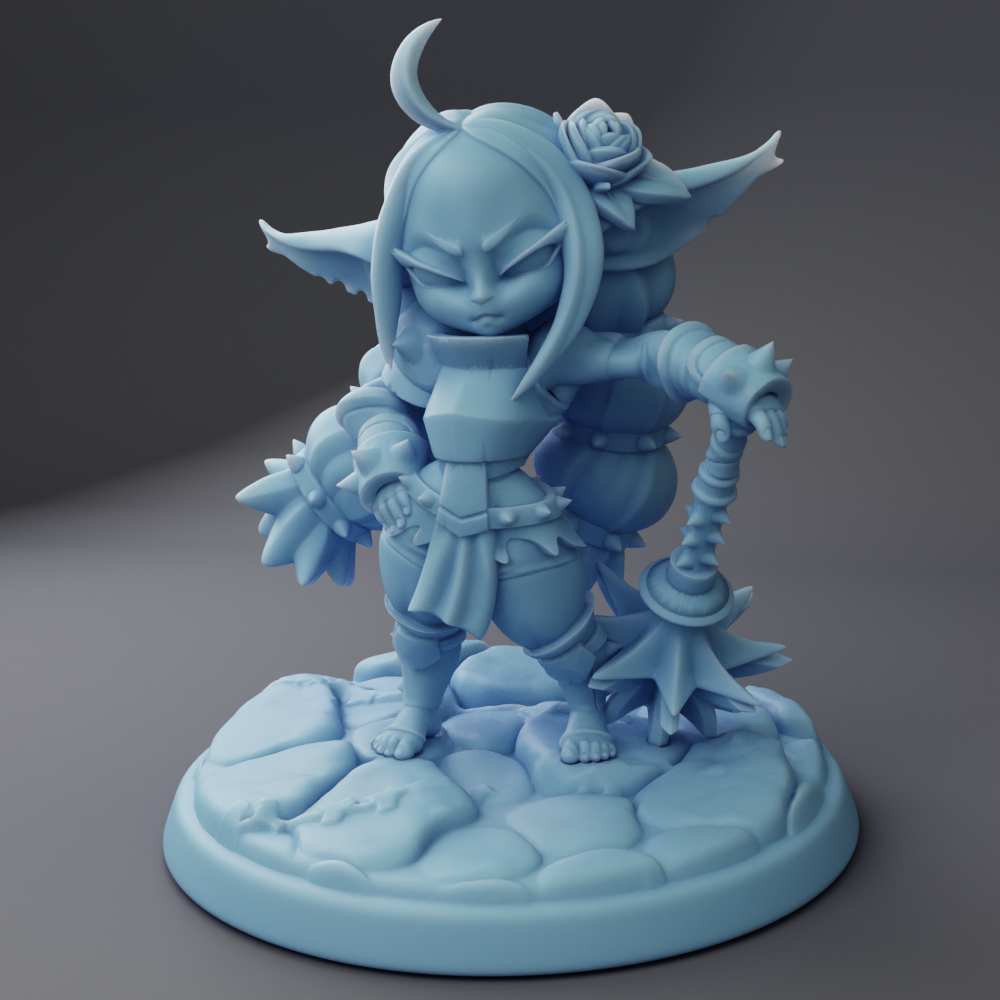 Миниатюры Девушки гоблины 32мм 75мм 100мм goblin girl
