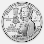 25 центов 2024 год Военный хирург Мэри Уокер Женщины Америки № 12 США (двор случайный)