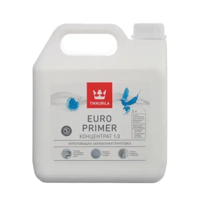 Грунтовка Tikkurila EURO PRIMER 3 л
