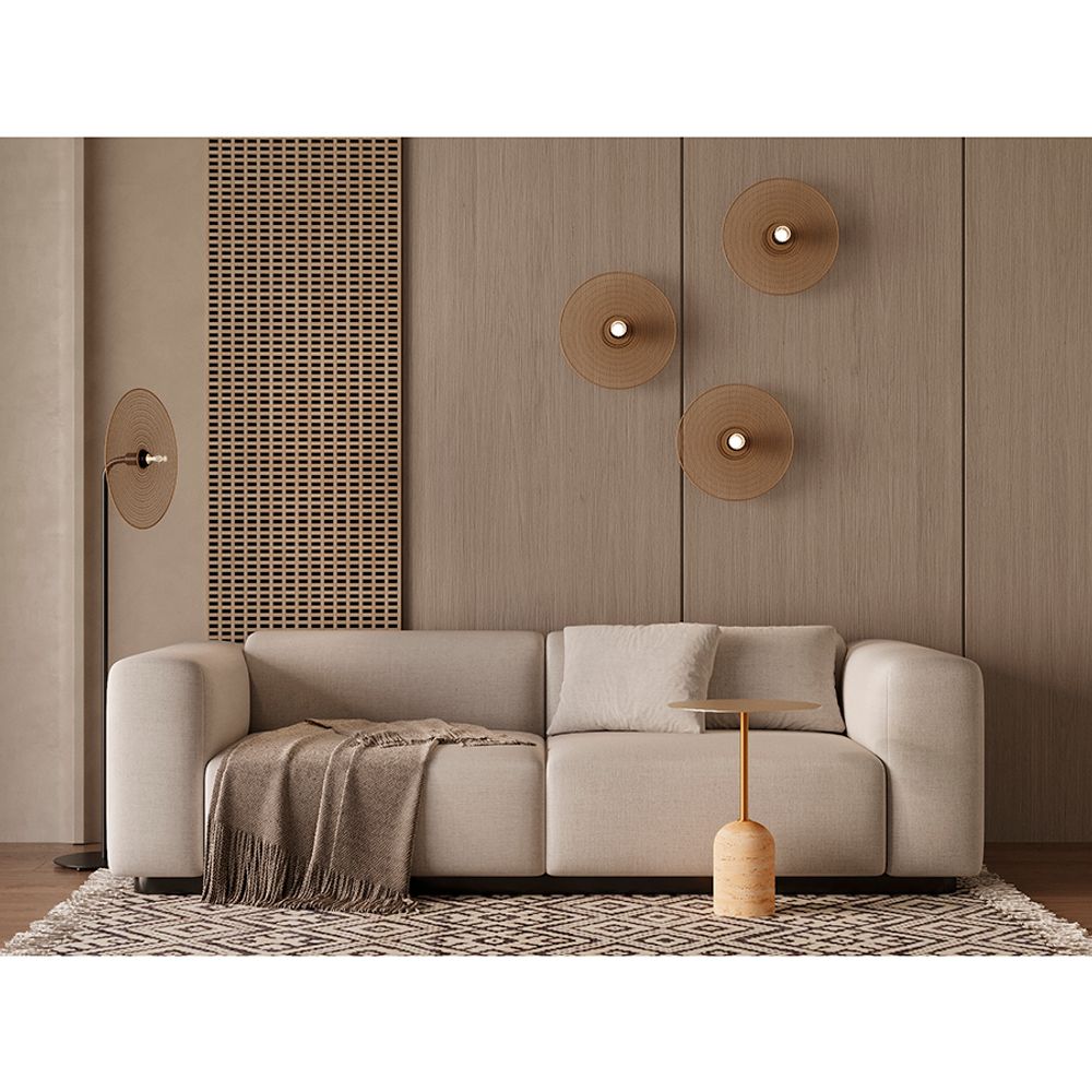 Столик кофейный Gryd, Ø40 см, золотистый