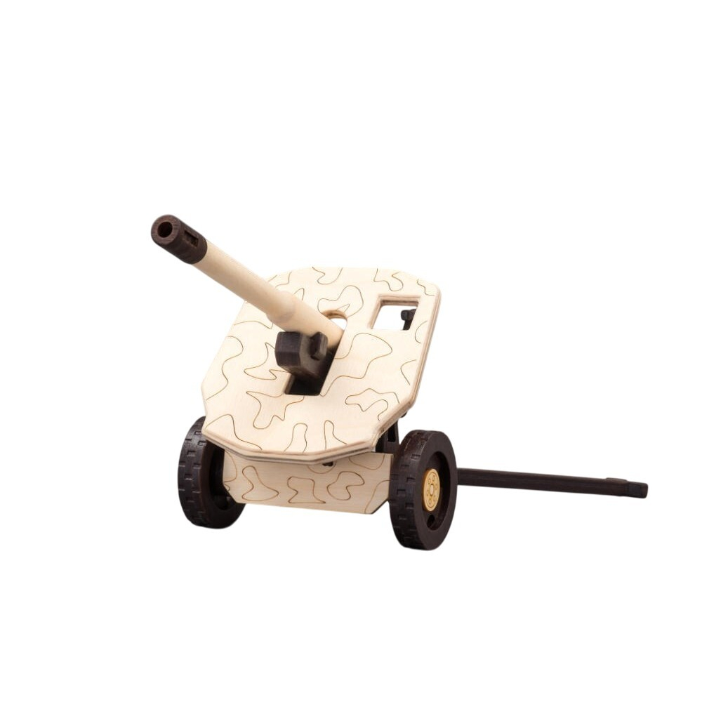 Артиллерийская Пушка MIST от TARG - деревянный конструктор, сборная модель, 3d пазл