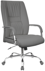 Кресло Everprof Kent TM Экокожа Серый