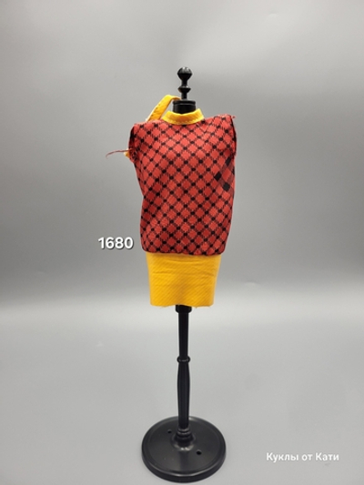 Одежда для куклы Барби винтаж платье 1680