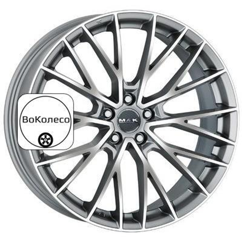 9x21/5x112 ET25 D66,45 Speciale Graphite Mirror Face MAK