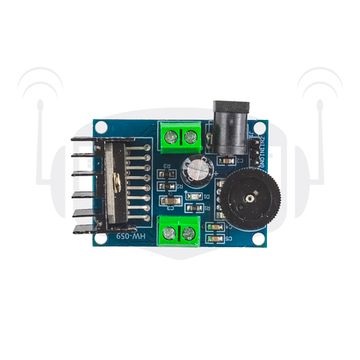 Модуль аудиоусилителя двухканальный TDA7266