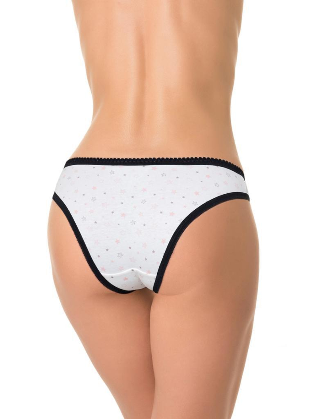Трусики-слипы с принтом в виде звездочек (Размер: M) (Цвет: белый)