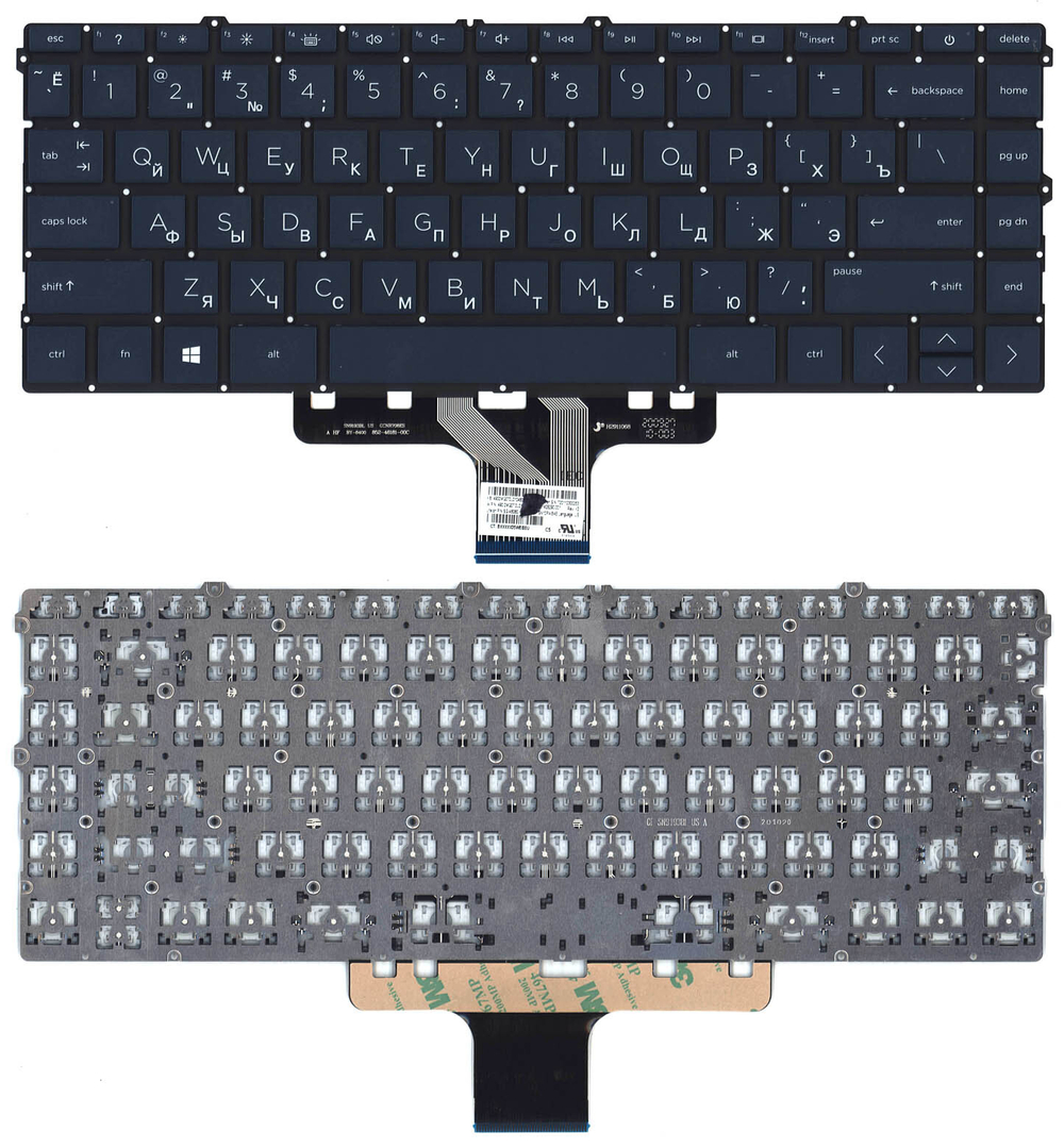 Клавиатура для ноутбука HP Pavilion 14-DV 14-DW синяя