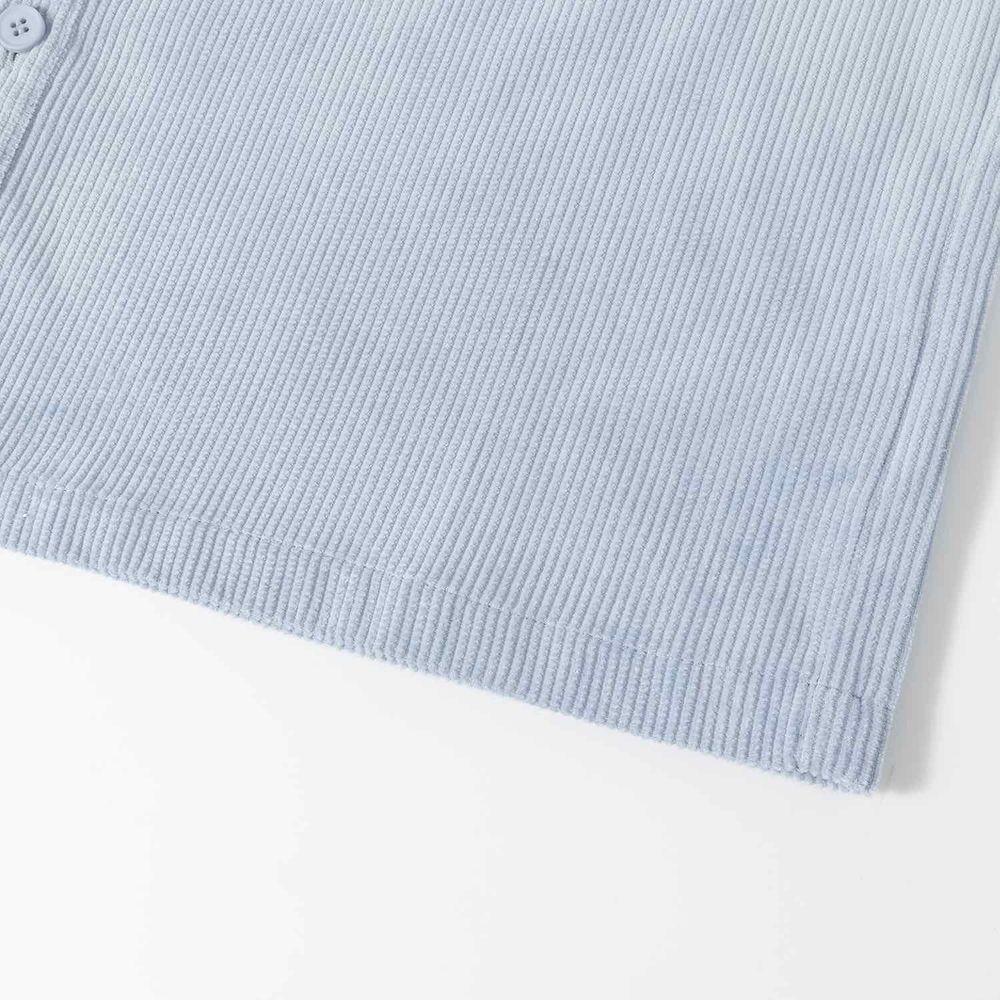 Купить Рубашка Ymkashix Velvet Button голубая Рубашка Ymkashix Velvet Button голубая