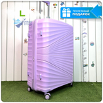 Большой чемодан IMPREZA GRAPHIC с расширителем, Лиловый