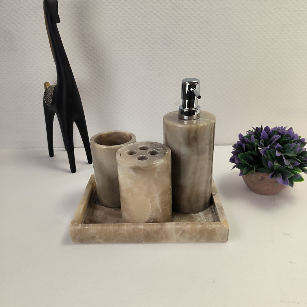 Набор из оникса 5 предм Set BOX Grey NM-63196 (85)