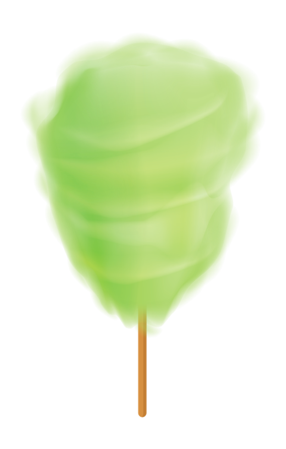 Вата сахарная.Яблоко.