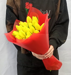 Букет тюльпанов Золотце