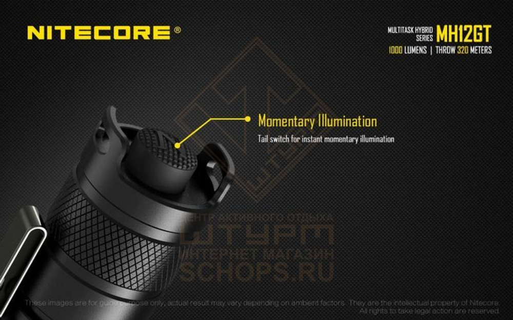 Фонарь Nitecore MH12GT