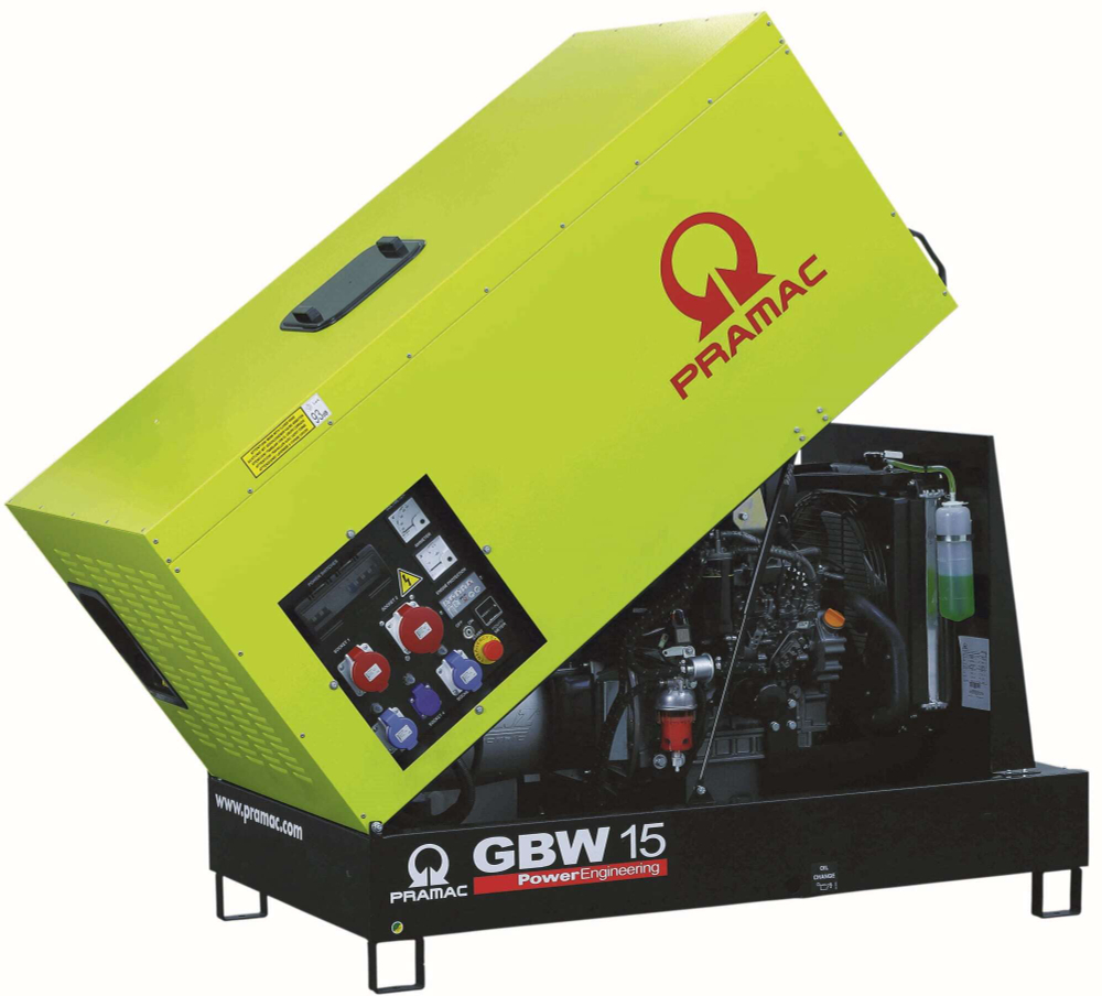 Дизельный генератор Pramac GBW 15 Y/230 в кожухе