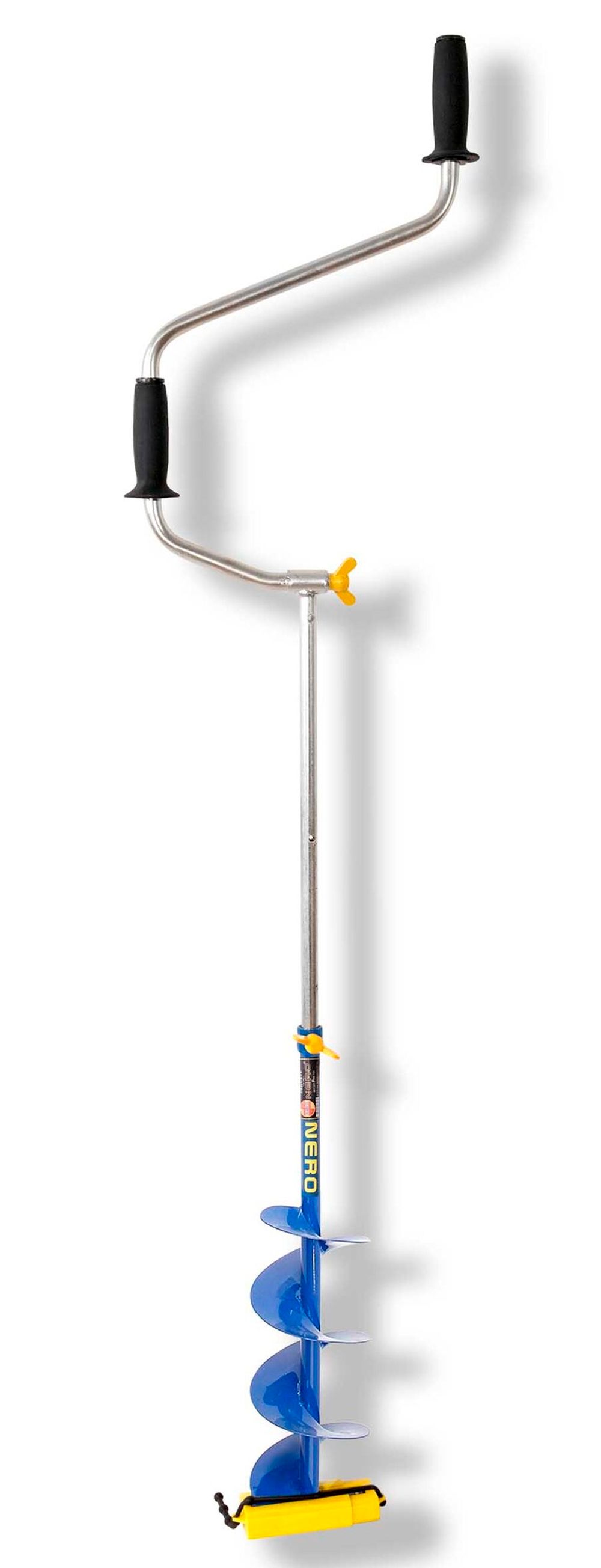 Ледобур NERO MINI 150Т телескопический L(шнека) 0.36м, L(транс.) 0.6м, L(бурения) 1.0м, m 2.4кг