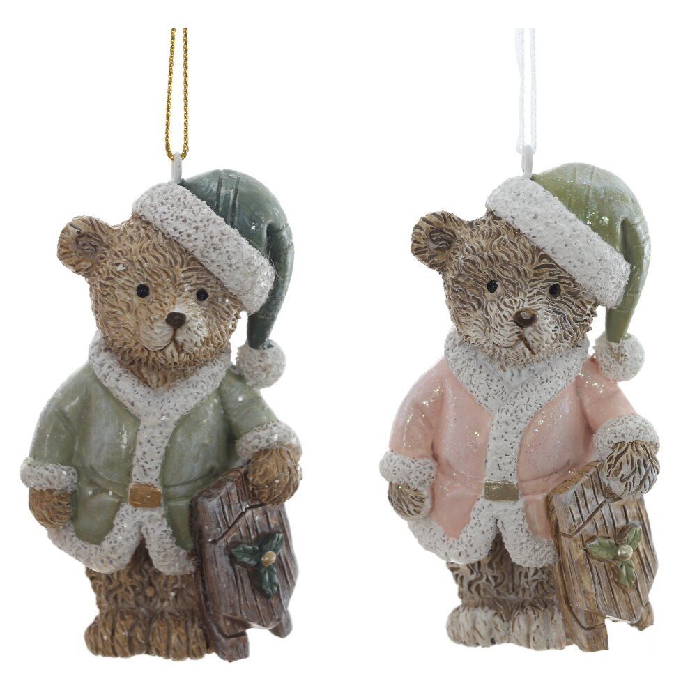 GAEM Фигурка декоративная подвесная "Медвежонок", L4,5 W3 H8 см, 2в.