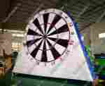 Надувной дартс «Белый» на подкачке, диаметр 4,5 м, размер 4,5×1,5×4,5 м