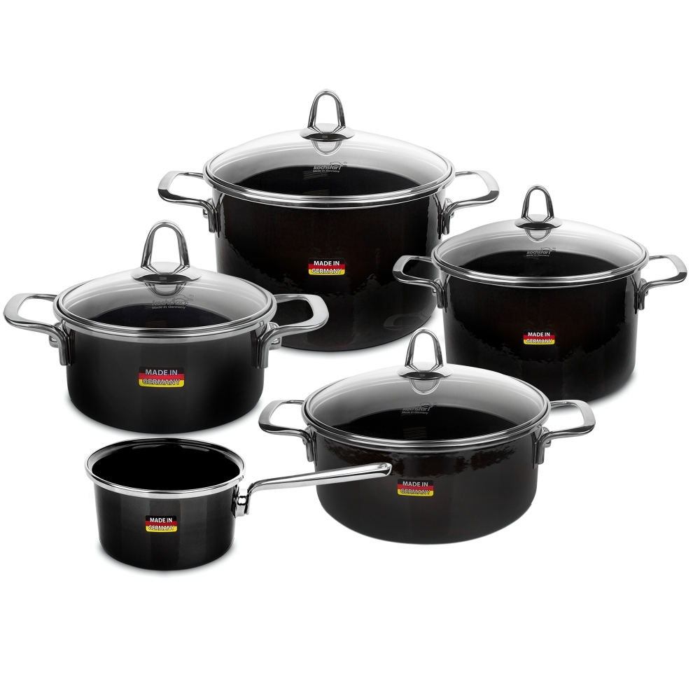 Набор посуды 10 предметов Kochstar Metallica Onyx Premium