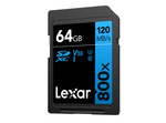 SDXC Lexar Professional  64 ГБ UHS-I 800x
