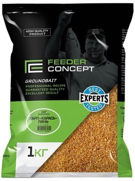 Прикормка Feeder Concept 1кг КАРП-КАРАСЬ-ЛИНЬ